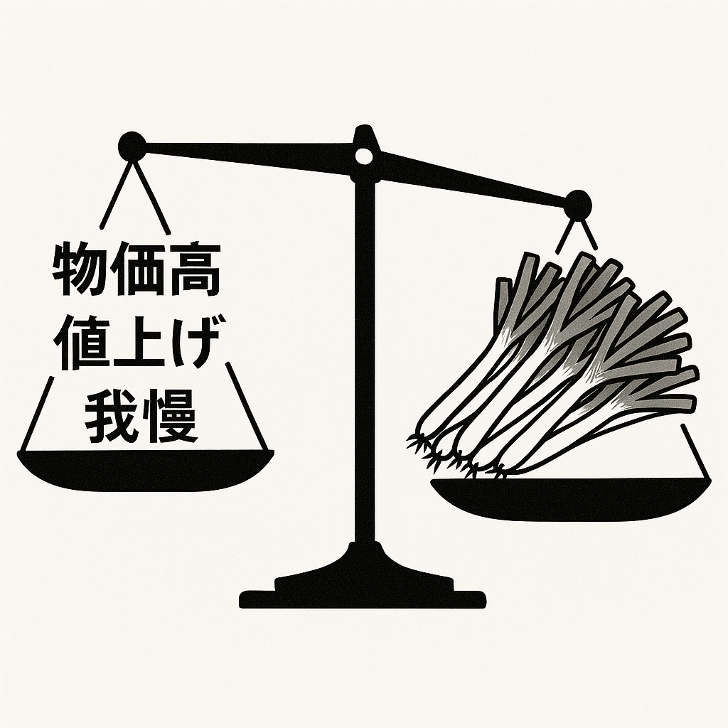 この物価高の時代に、白葱をお腹いっぱい食べるには。