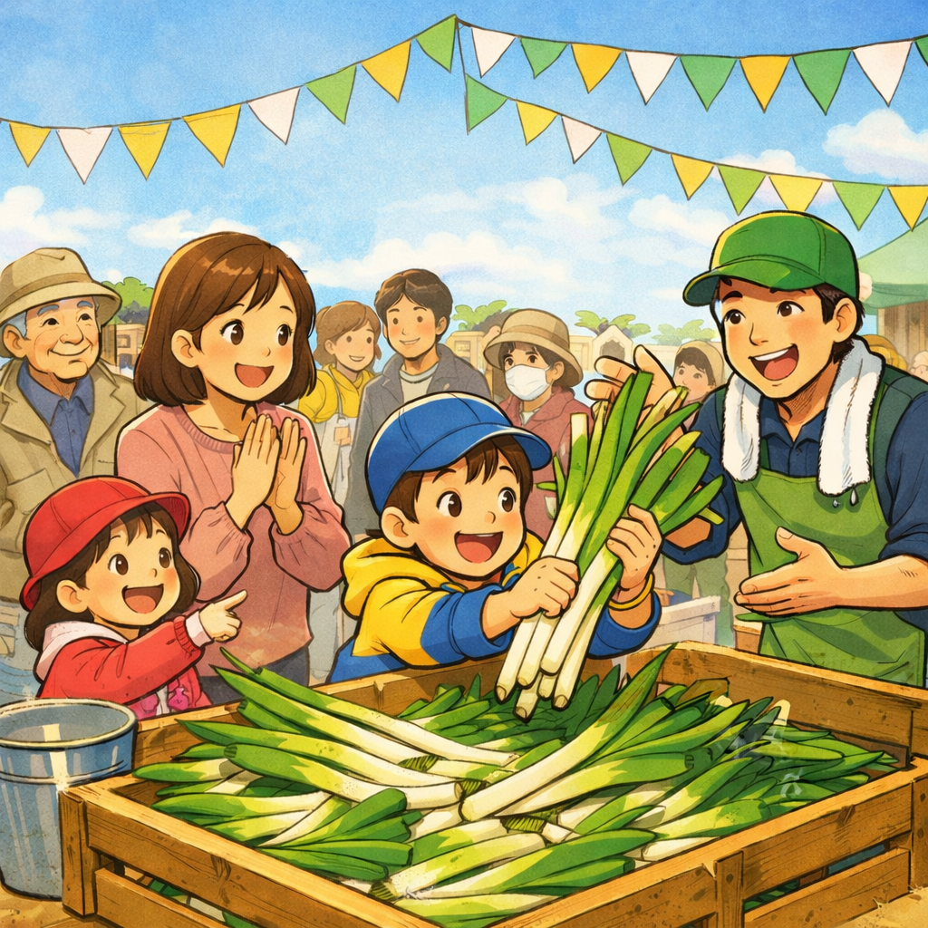 生産性と利益率を追いかけてきた僕が、ネギの掴み取りで思い出したこと